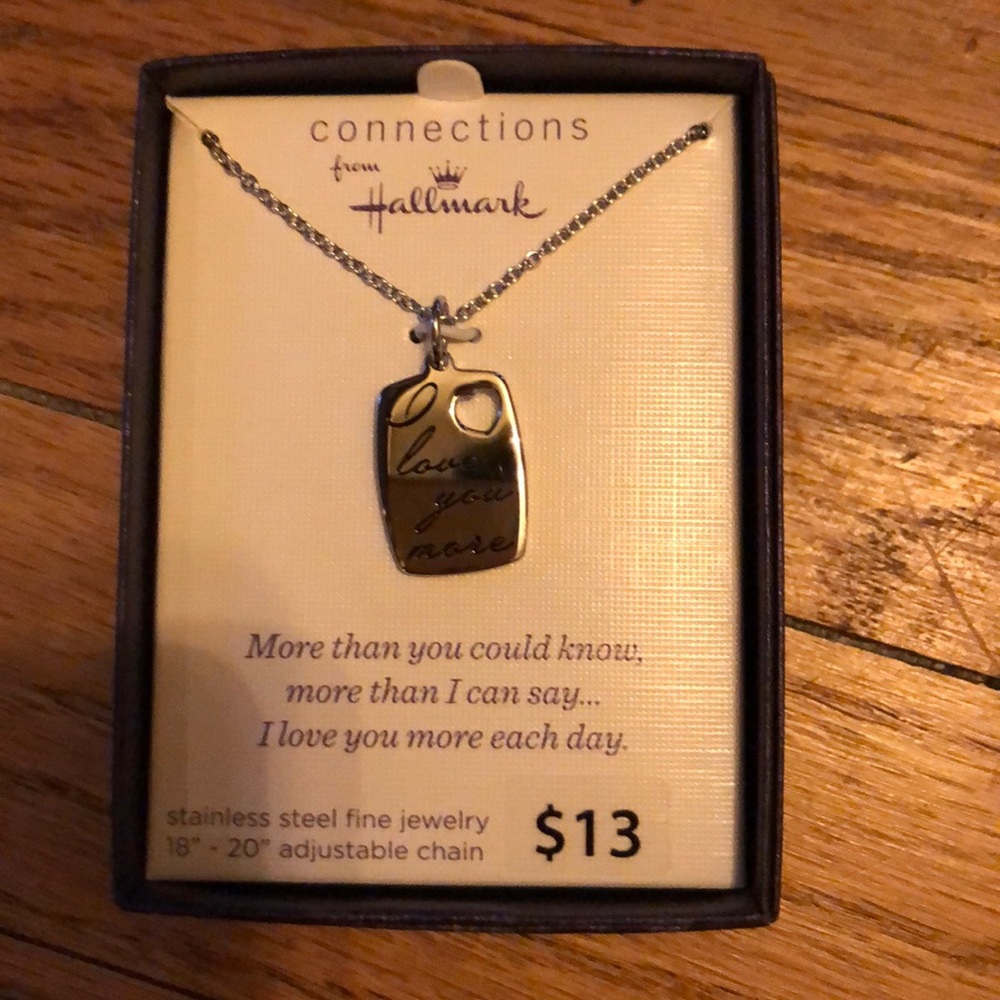 Hallmark Connections stainless steel necklace